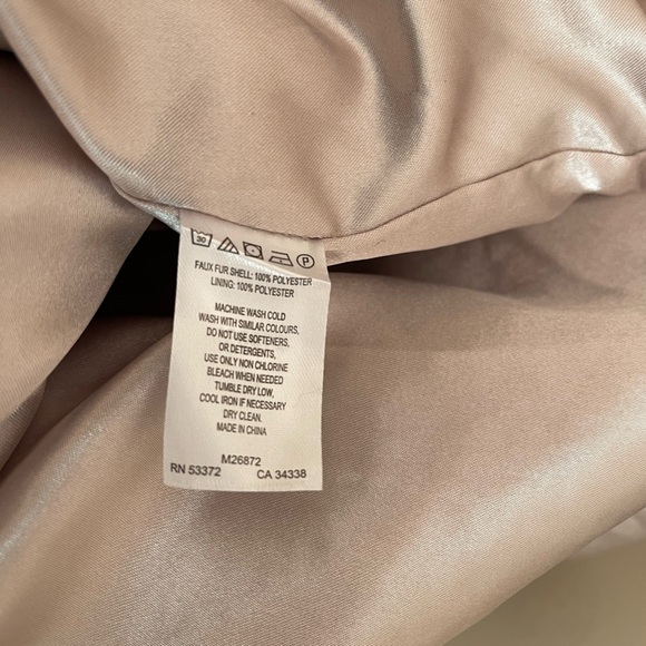 French Connection Cream Sherpa Jacket - Picture 5 of 5